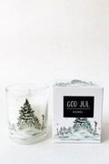 Duftlys i gaveeske 6x7cm «god jul» – kanel