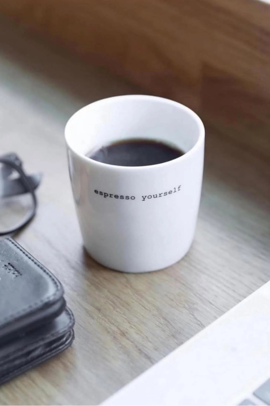 Sögne krus hvit mini espresso yourself