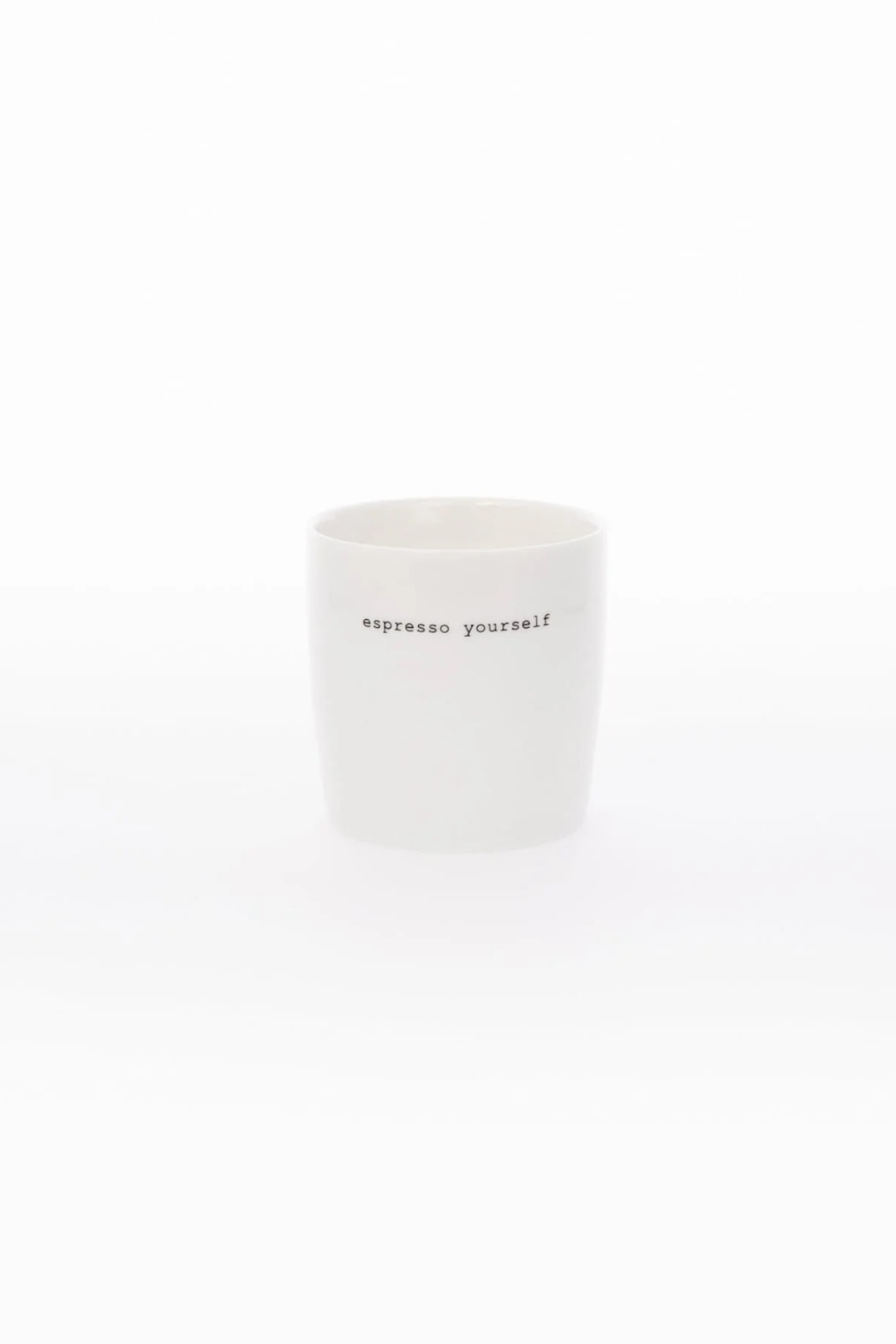 Sögne krus hvit mini espresso yourself