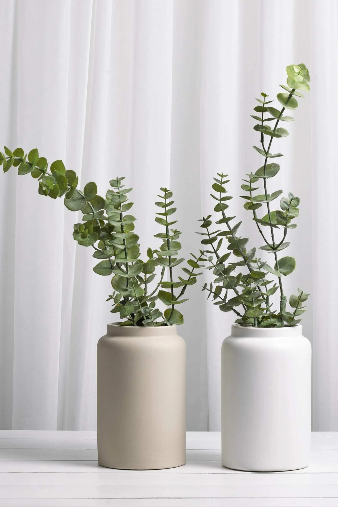 Sögne nora vase hvit 22 cm