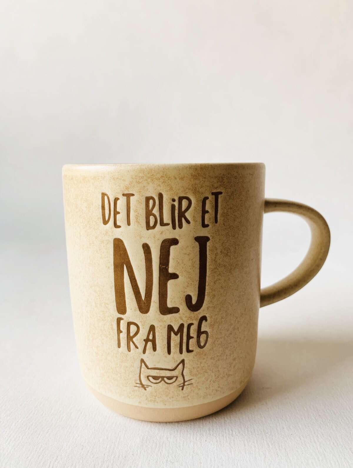 Krus 9,5 cm "Det blir et nei fra meg"