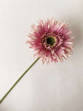 Gerbera 44 cm støvet rosa