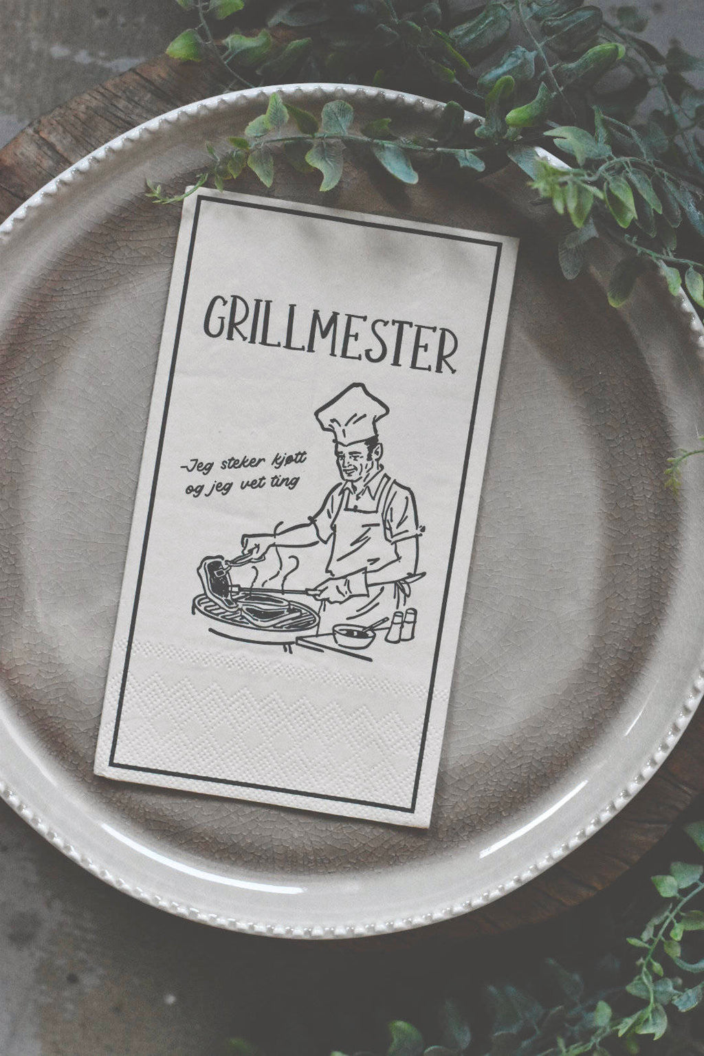 Servietter Grillmester 33x40 cm
