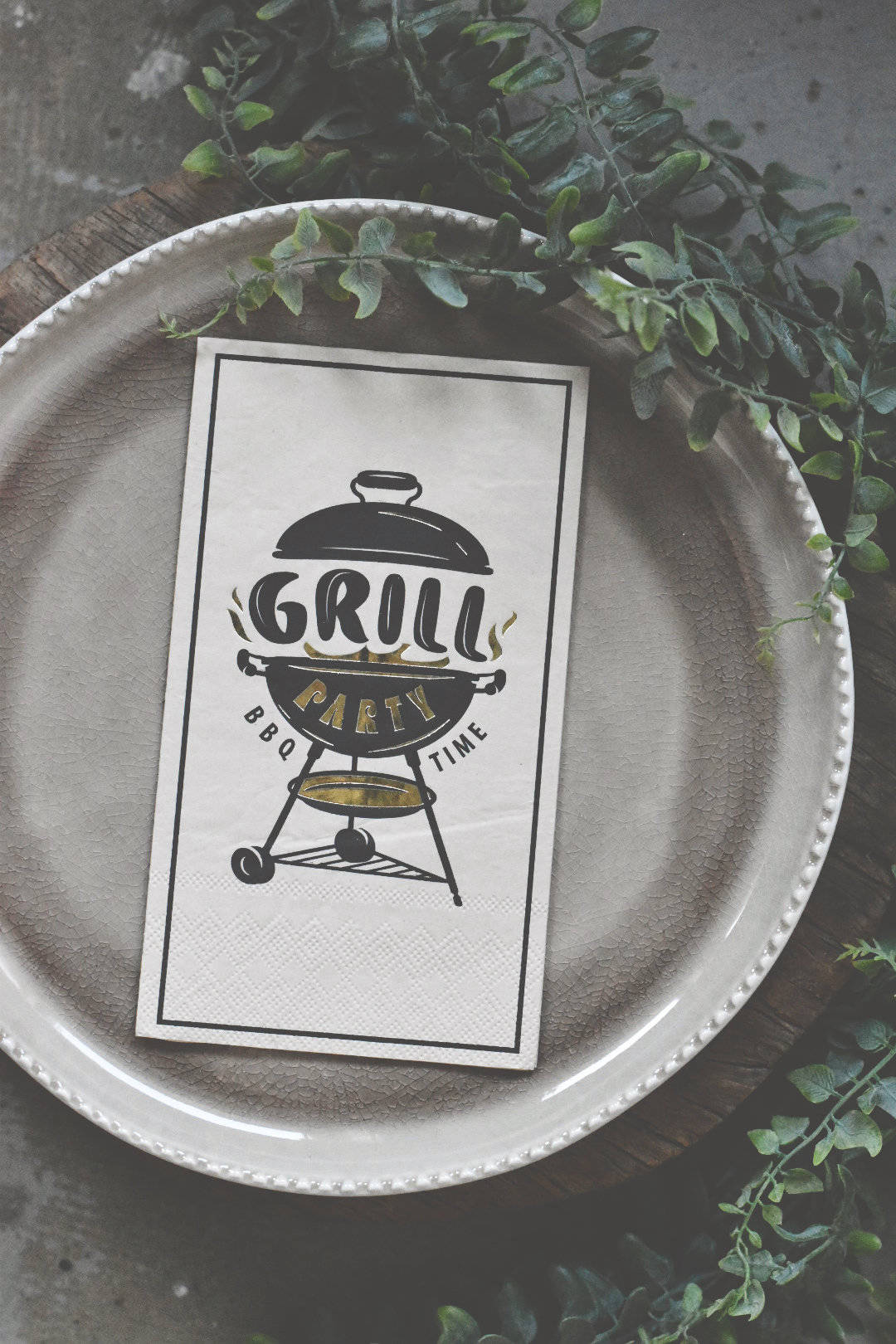 Servietter Grillparty 33x40 cm