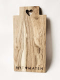 Skjærebrett "nyt maten" 20x40 cm
