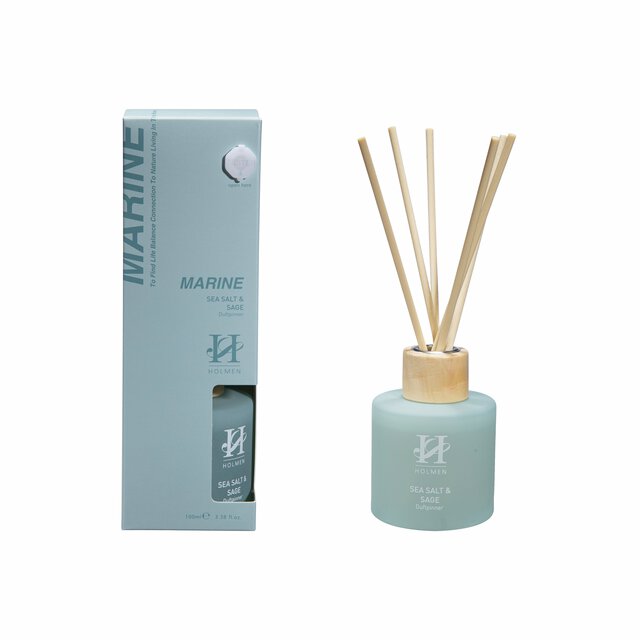 Serene - Duftpinner 100ml, Sea Salt & Sage