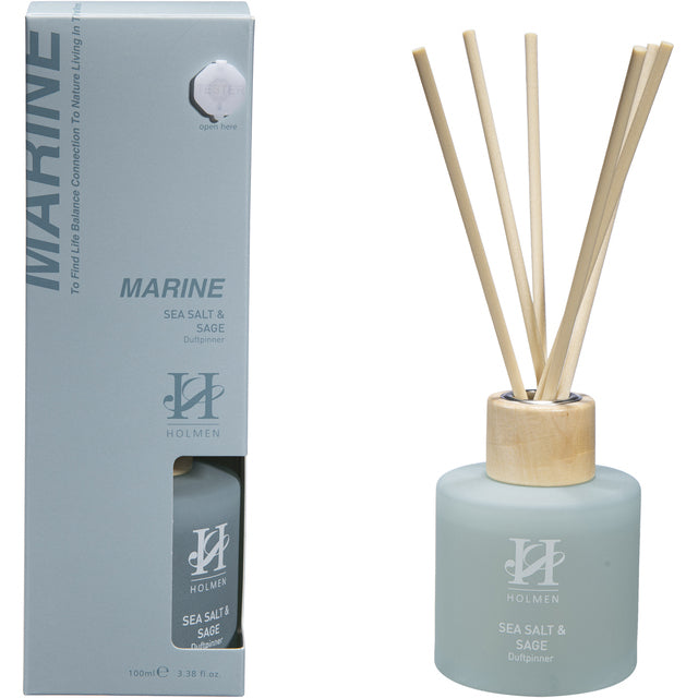 Serene - Duftpinner 100ml, Sea Salt & Sage
