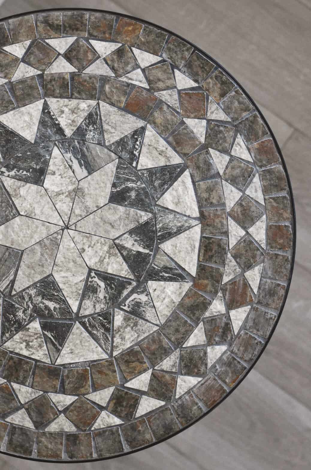 Mosaikkbord rundt d 60 cm Sicilia