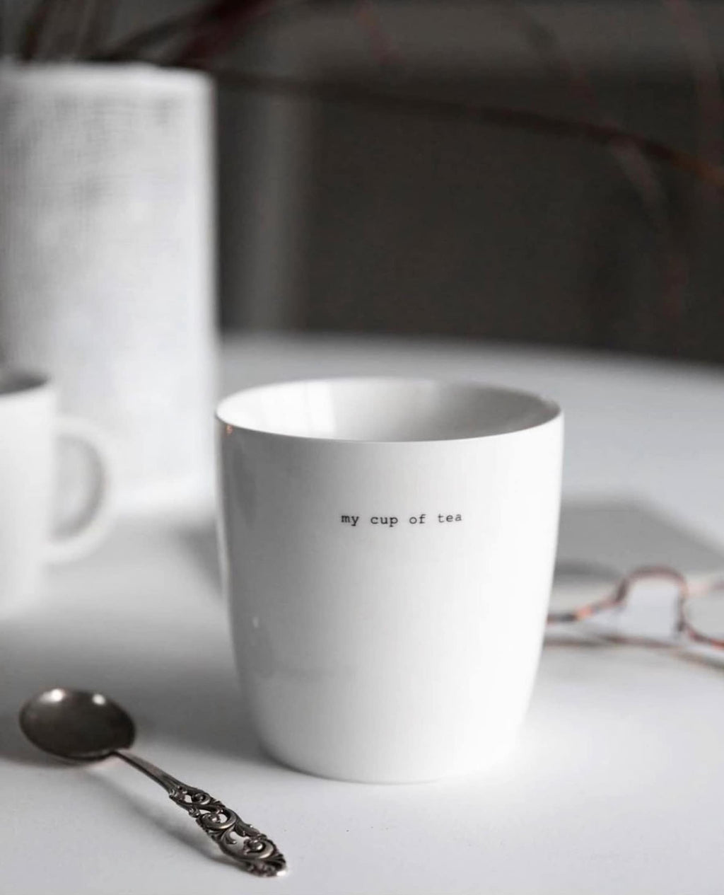 Sögne krus hvit big my cup of tea