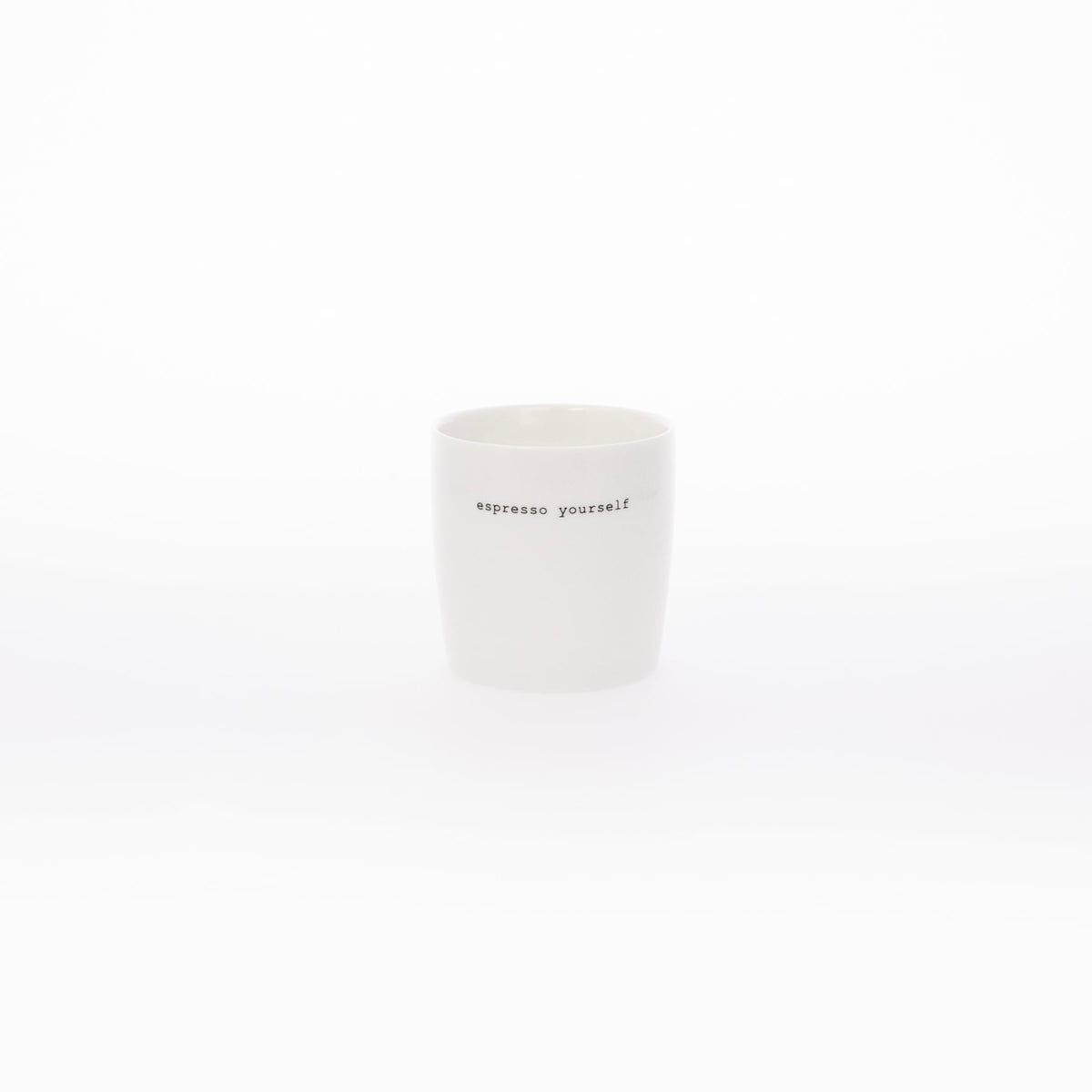 Sögne krus hvit mini espresso yourself