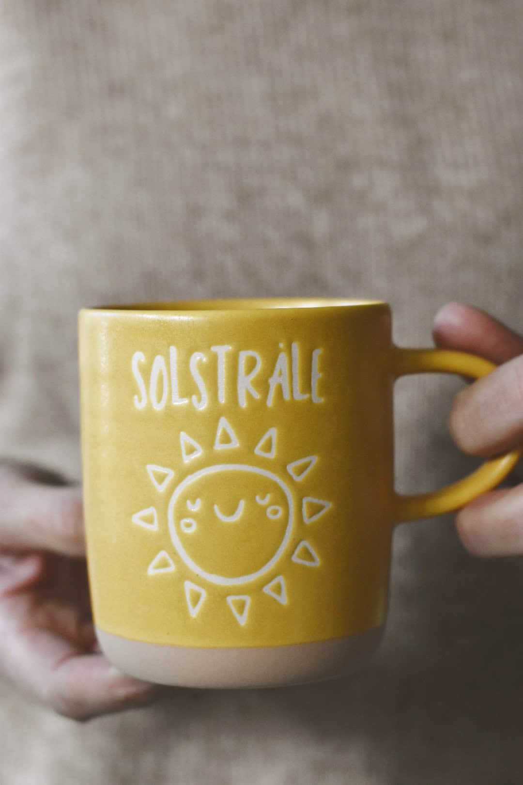 Krus h 9,5 cm "Solstråle"