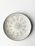 Valborg asjett d 20,5 cm hvit