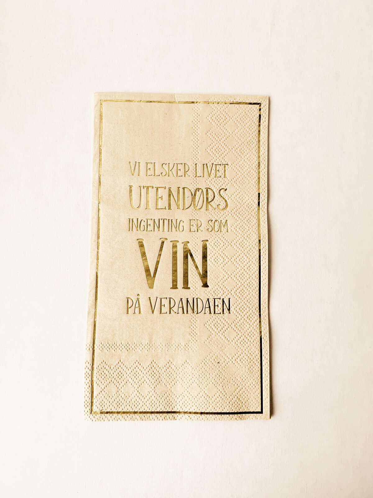 Servietter Vin på verandaen 33x40 cm