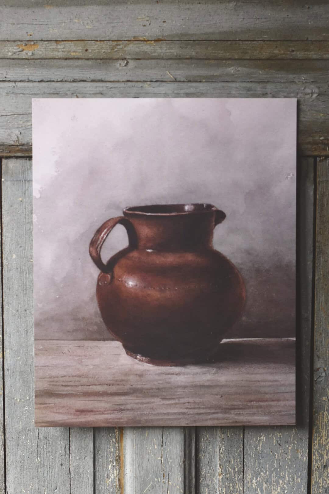 Poster 40x50 cm vintage krukke