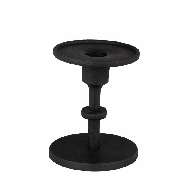 Zachary - Lysestake Metall D11,5x9x9cm Svart
